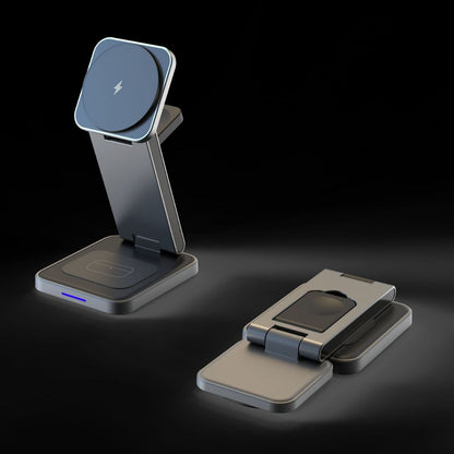 Wireless magnetic charging battery