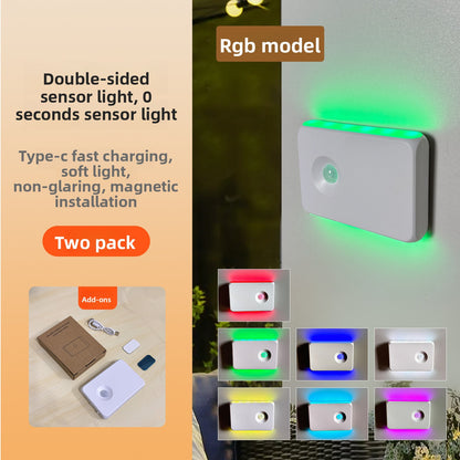 Wireless Magnetic Sensor Night Light with Type-C Charging