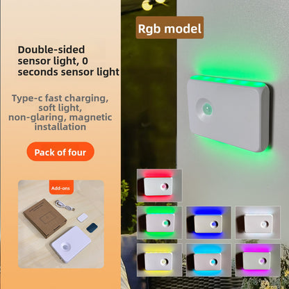 Wireless Magnetic Sensor Night Light with Type-C Charging
