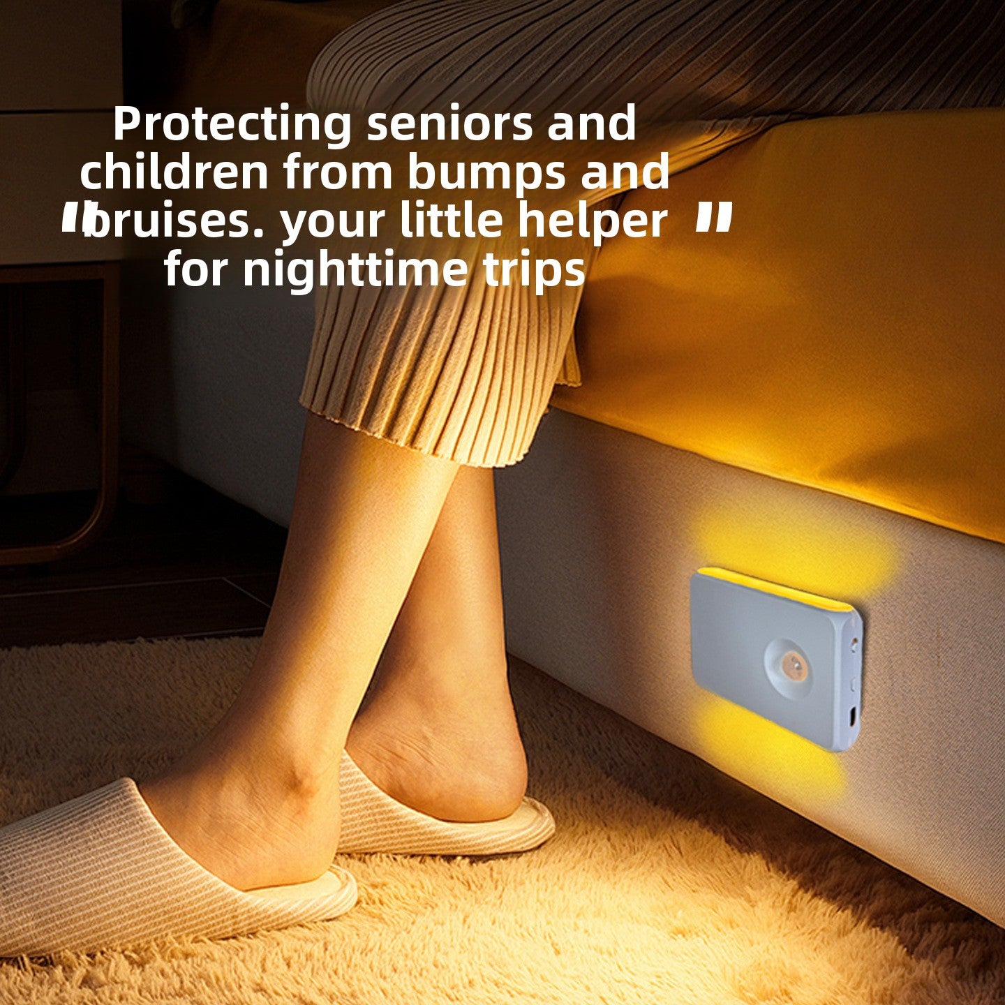 Wireless Magnetic Sensor Night Light with Type-C Charging