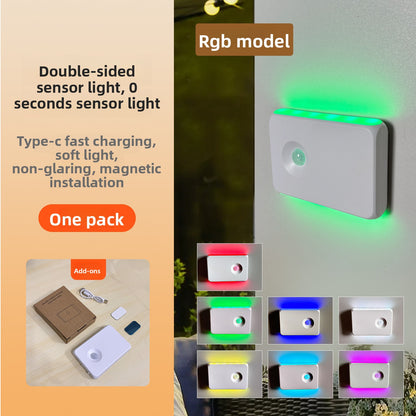 Wireless Magnetic Sensor Night Light with Type-C Charging