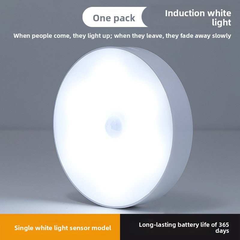 Wireless magnetic smart human body sensor light