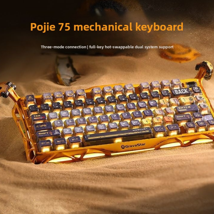 Wireless Mechanical Gaming Keyboard RGB Backlit