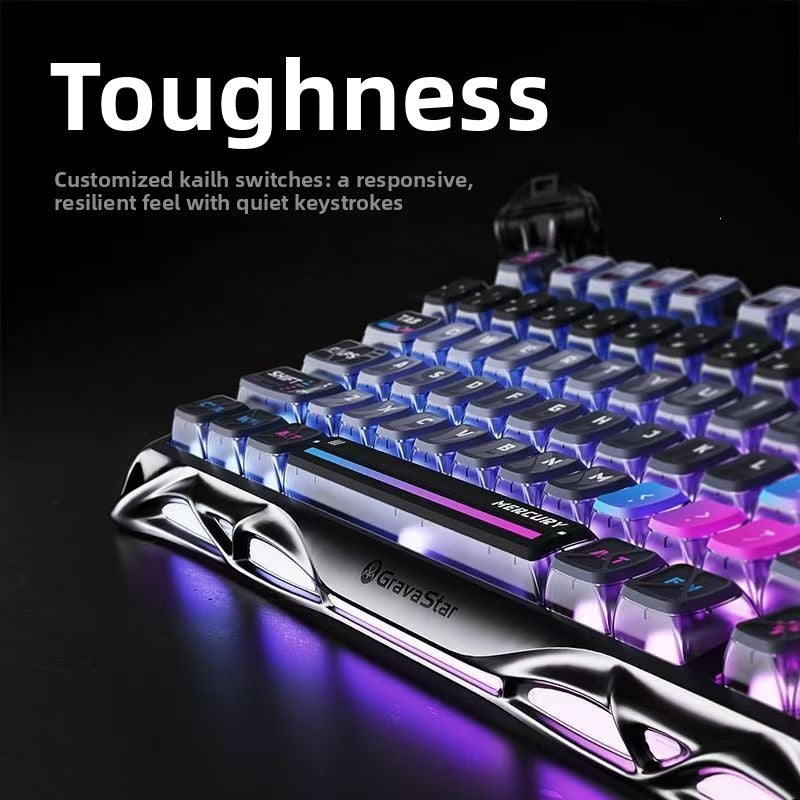 Wireless Mechanical Gaming Keyboard RGB Backlit