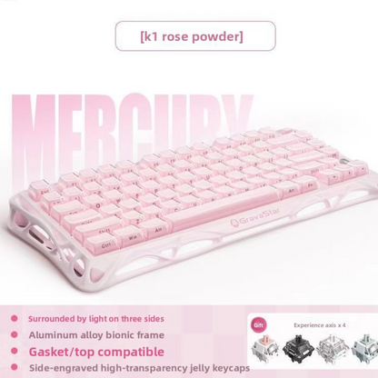 Wireless Mechanical Gaming Keyboard RGB Backlit