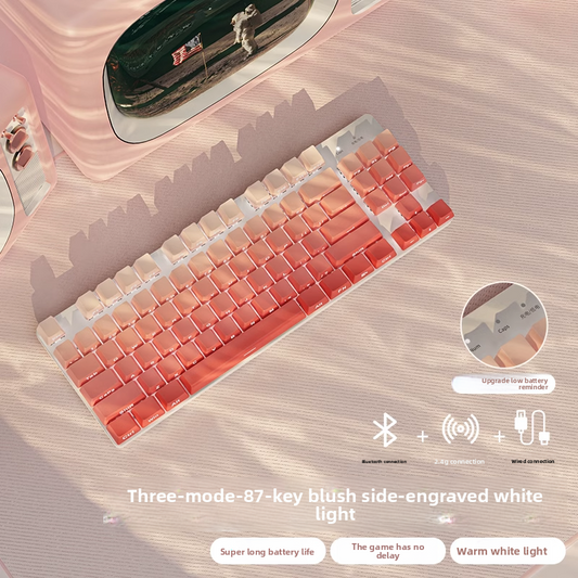 Wireless Mechanical Keyboard for Women