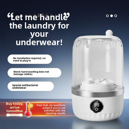 Wireless mini washing machine