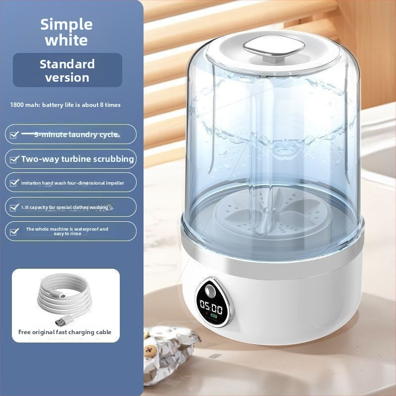 Wireless mini washing machine