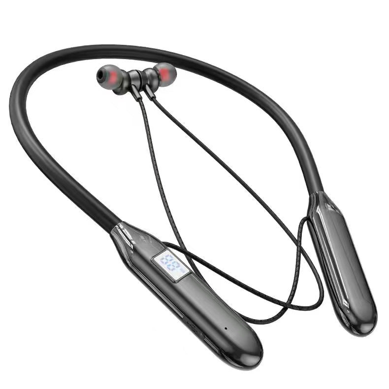 Wireless neckband Bluetooth earphones, in-ear type