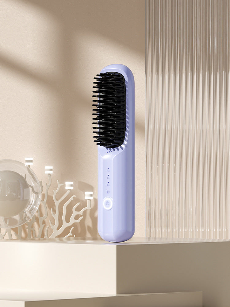 Wireless Negative Ion Hair Straightener Comb