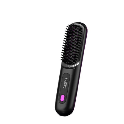 Wireless Negative Ion Hair Straightener Comb