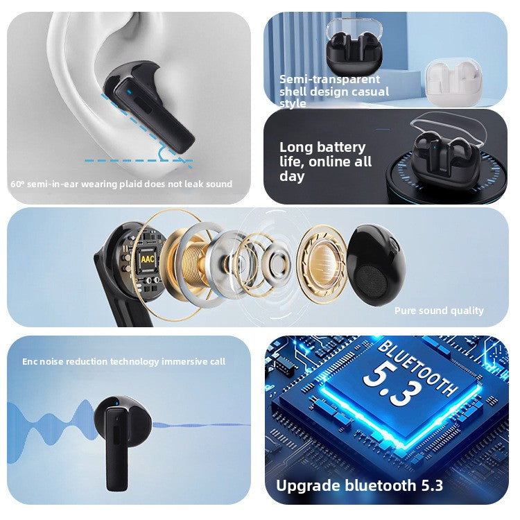 Wireless Noise Cancelling Bluetooth Earbuds