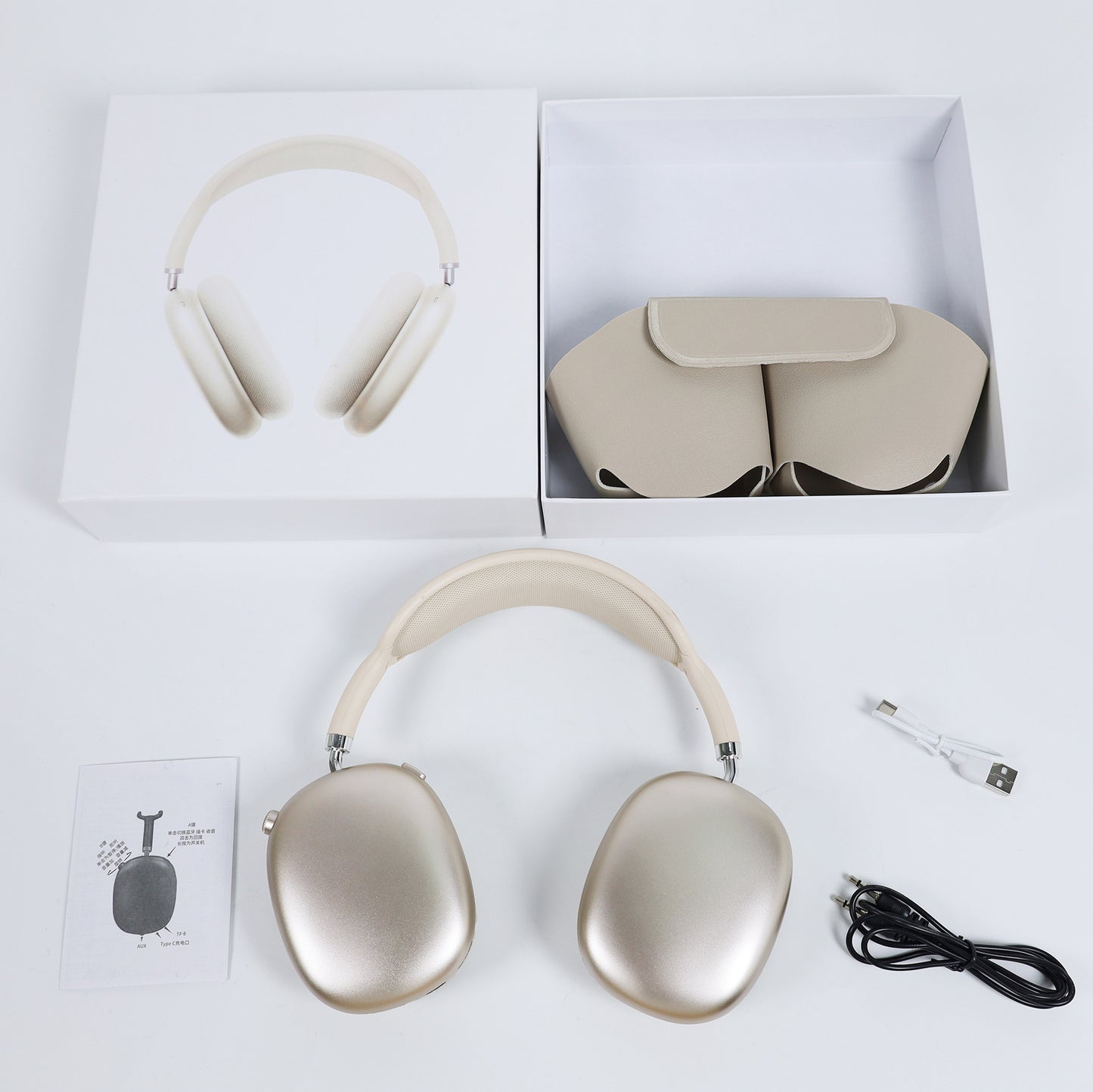 Wireless Over-Ear Bluetooth Headphones