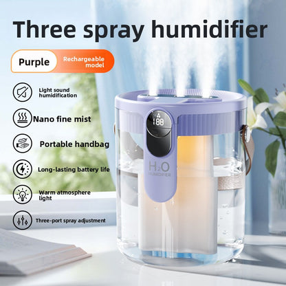 Wireless portable humidifier