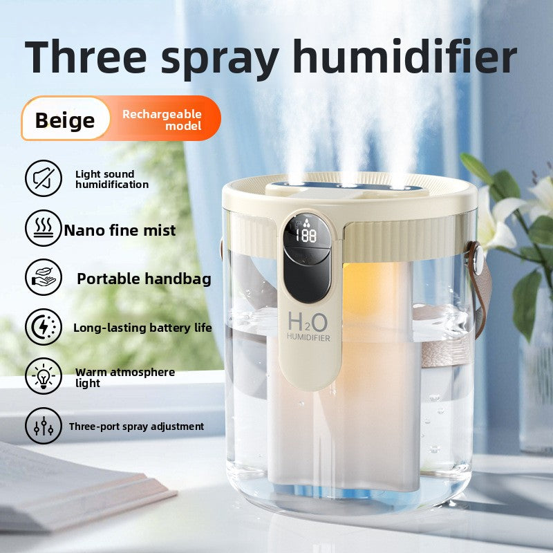 Wireless portable humidifier