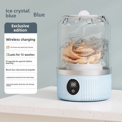 Wireless portable washing machine