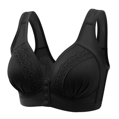 Wireless Push-Up Front Closure Bra