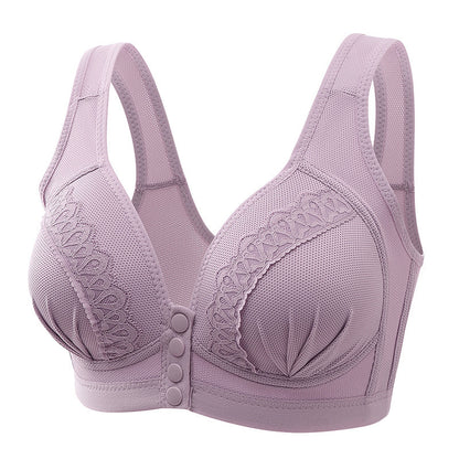 Wireless Push-Up Front Closure Bra