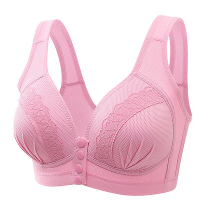 Wireless Push-Up Front Closure Bra