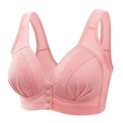 Wireless Push-Up Front Closure Bra
