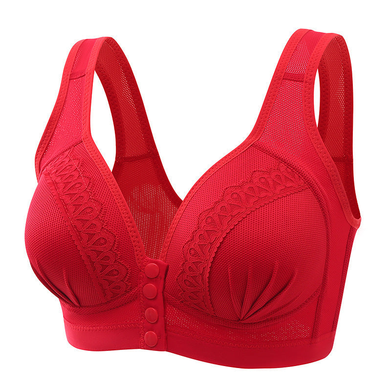 Wireless Push-Up Front Closure Bra