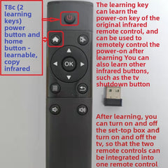 T8 no infrared learning function