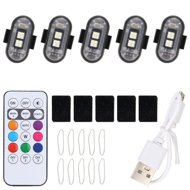 Wireless remote control multi-mode LED light