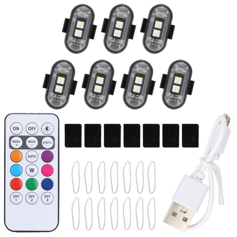 Wireless remote control multi-mode LED light