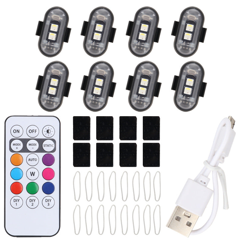 Wireless remote control multi-mode LED light