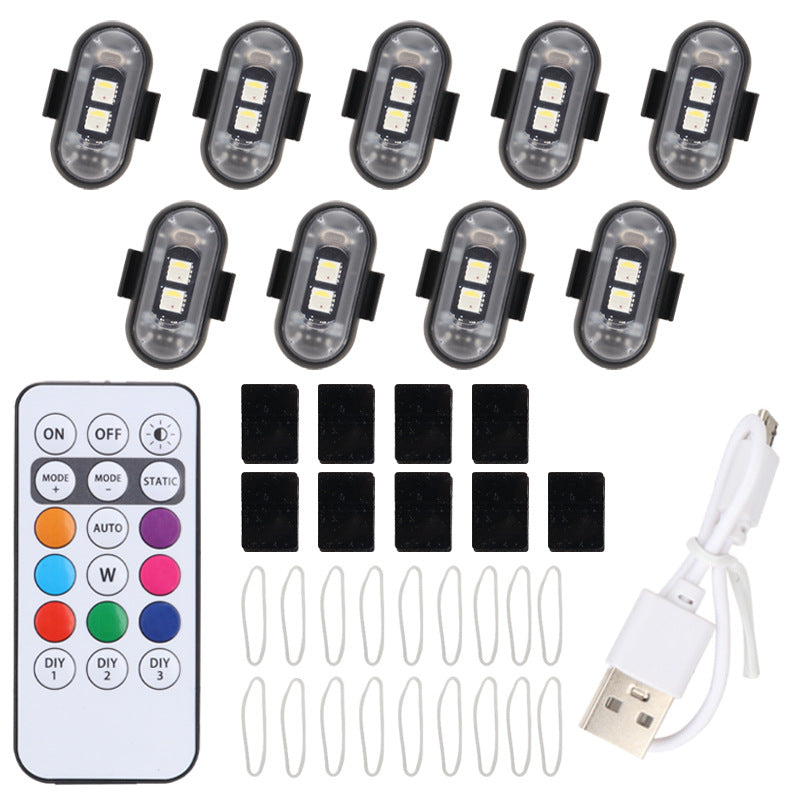 Wireless remote control multi-mode LED light