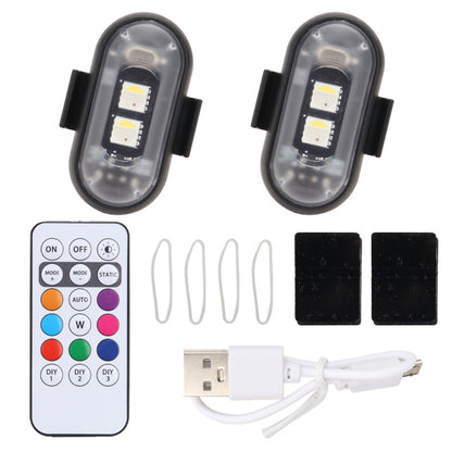 Wireless remote control multi-mode LED light