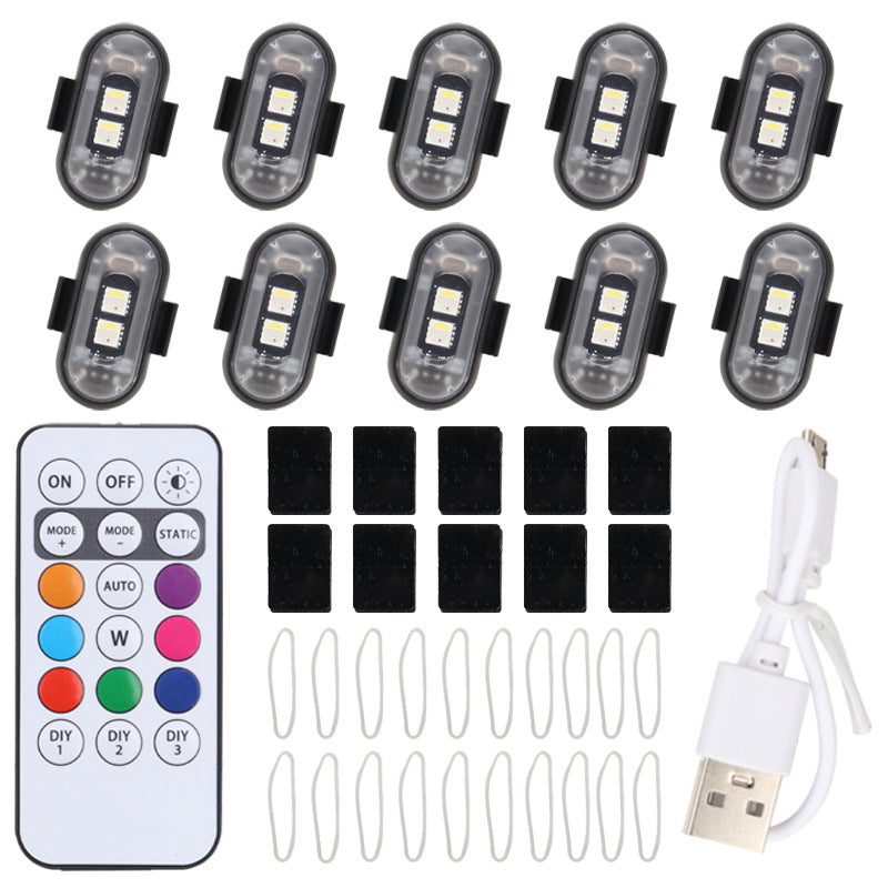 Wireless remote control multi-mode LED light