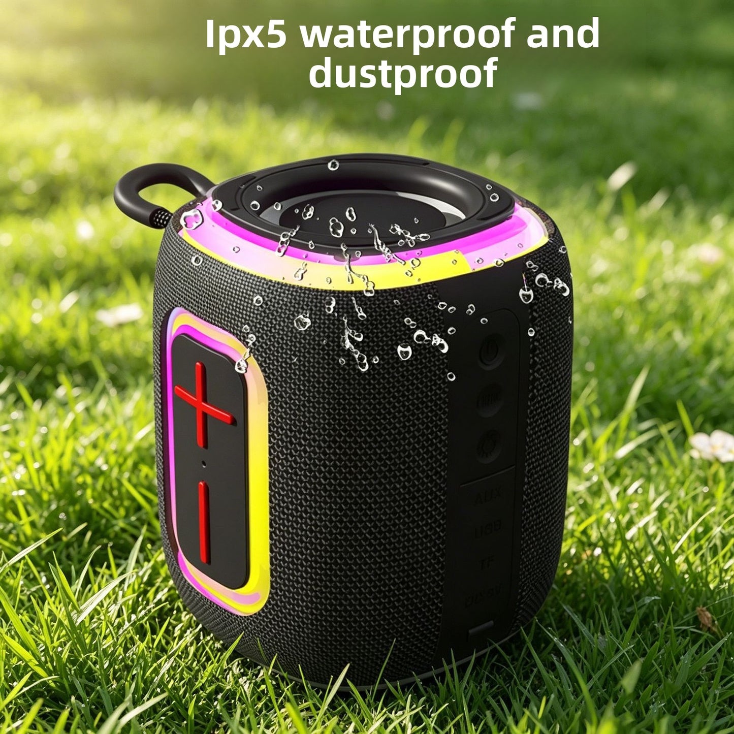 Wireless RGB Bluetooth Speaker with Heavy Bass