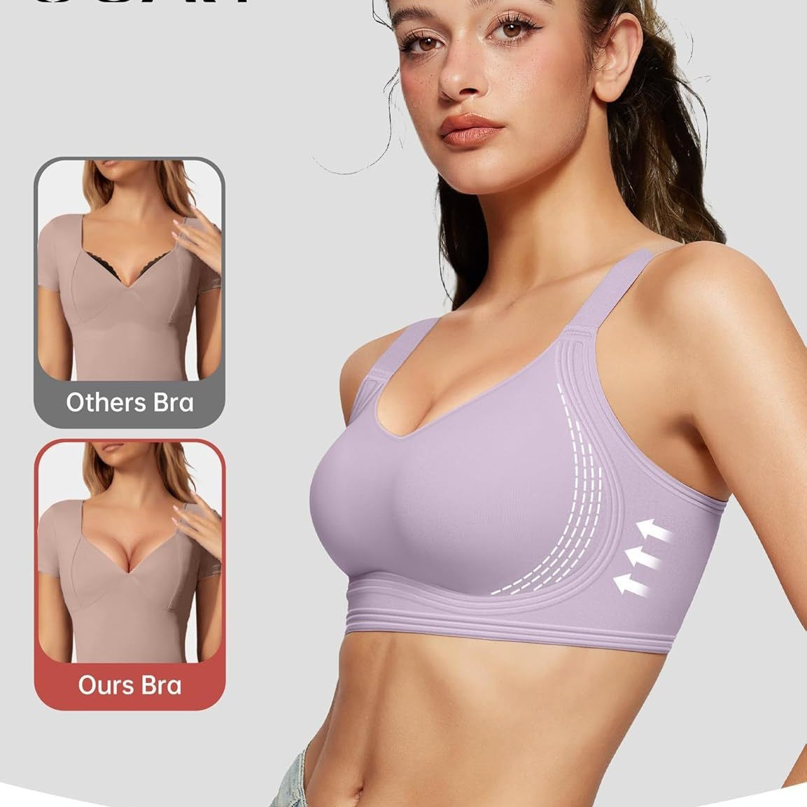 Wireless Seamless Full Coverage Bra