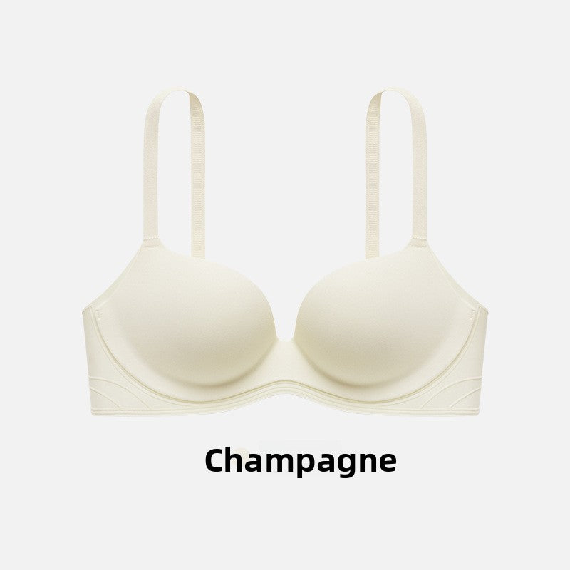 Wireless Seamless Push-up Bra with Side Support