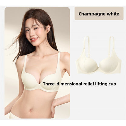 Wireless Seamless Push-up Bra with Side Support