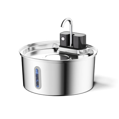 Wireless Sensor Pet Fountain with Rechargeable Battery