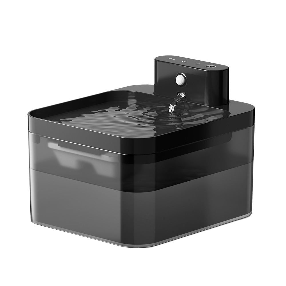 Wireless Sensor Pet Fountain with Rechargeable Battery