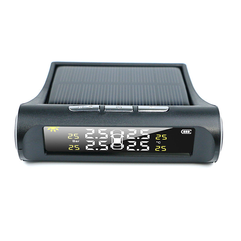 Wireless Solar Tire Pressure Monitoring System with Emergency Light