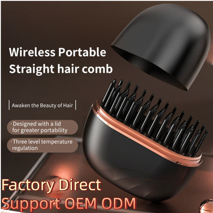 Wireless Straightening and Curling Comb
