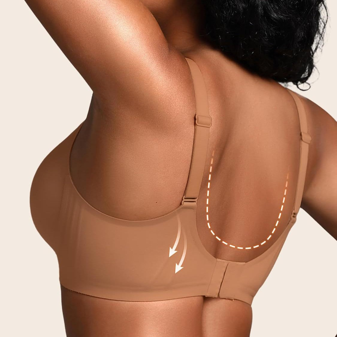 Wireless support bra
