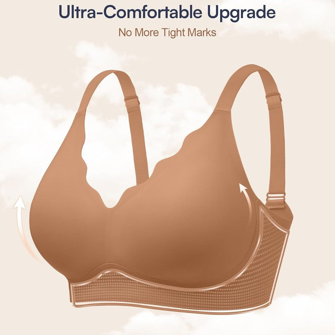 Wireless support bra