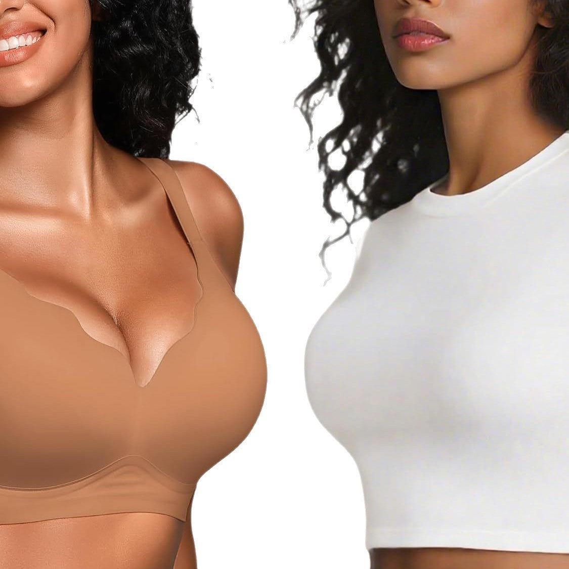 Wireless support bra