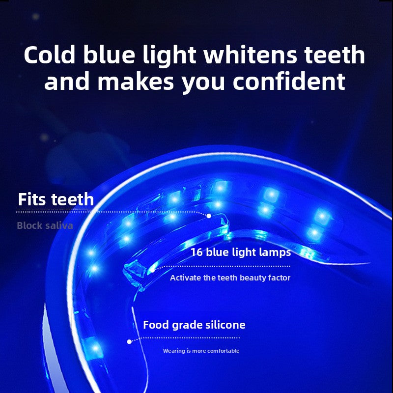 Wireless Teeth Whitening Device with Blue Light