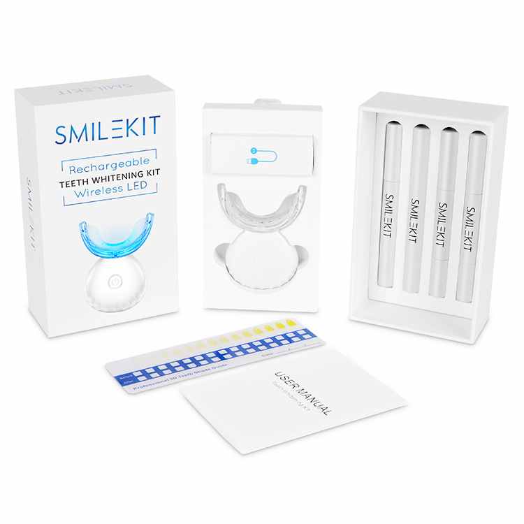 Wireless Teeth Whitening Kit with Charging Dock