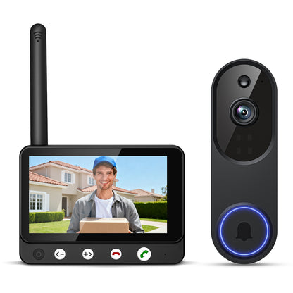 Wireless Video Doorbell Camera with Night Vision and Two-Way Audio