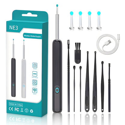 Wireless Visual Ear Scoop with Camera