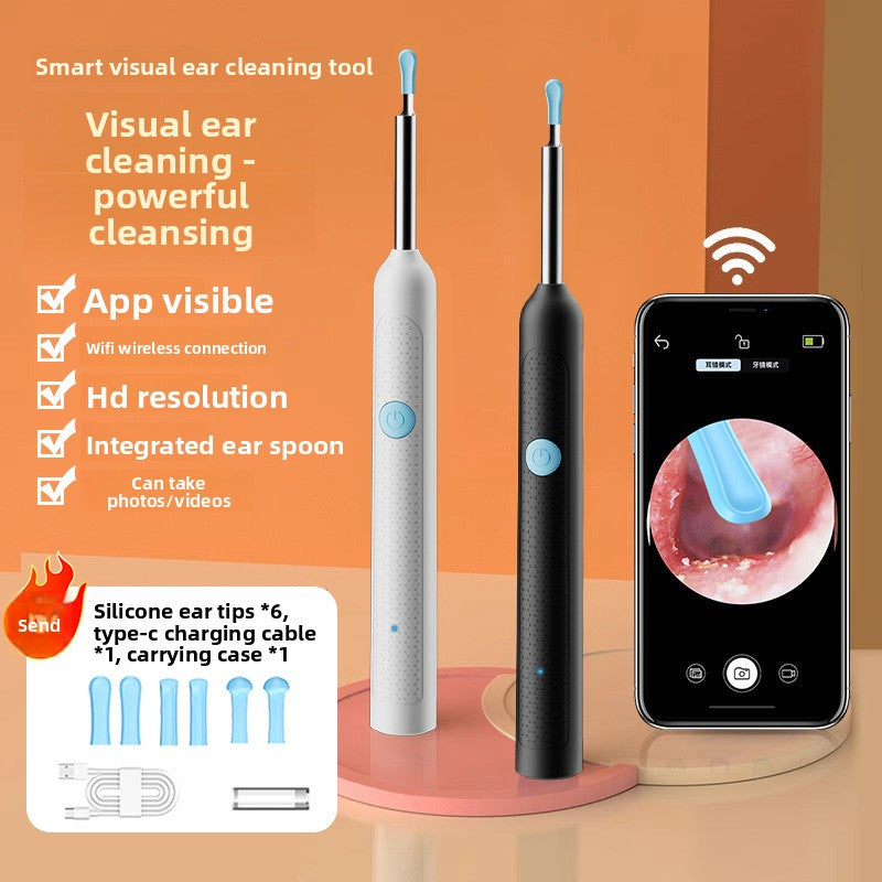 Wireless Visual Ear Scoop with Light