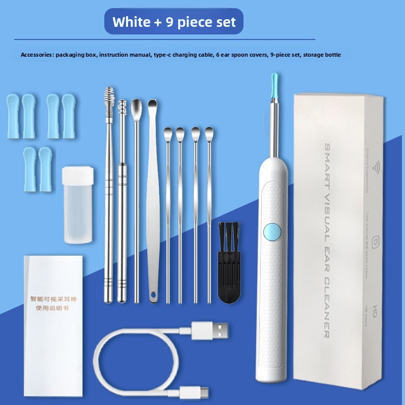 Wireless Visual Ear Scoop with Light