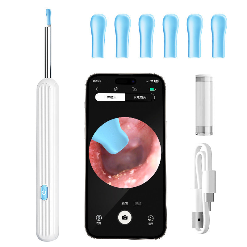Wireless Visual Ear Scoop with Light